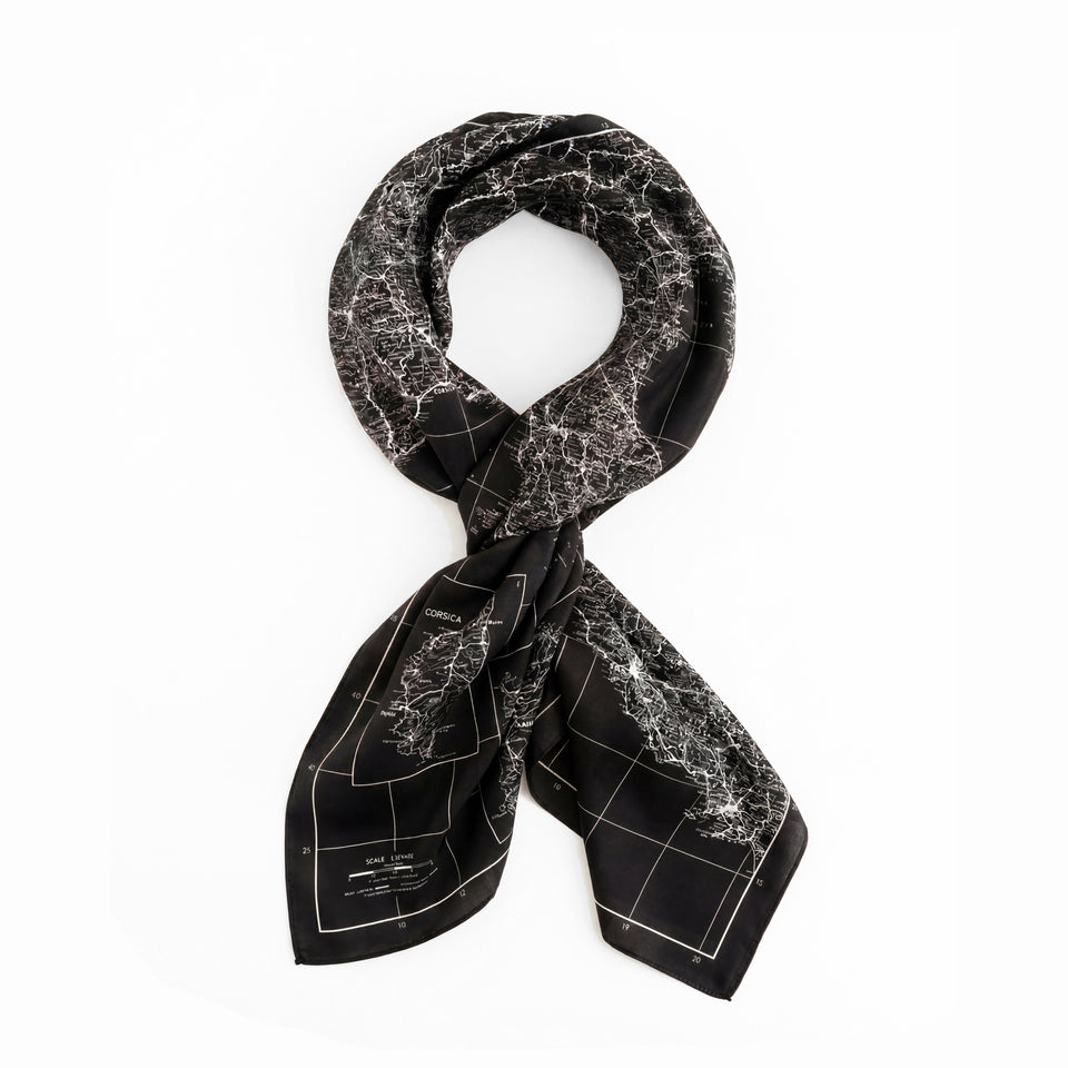 8000 Escape Map Silk Bandana