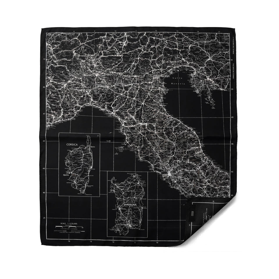 8000 Escape Map Silk Bandana